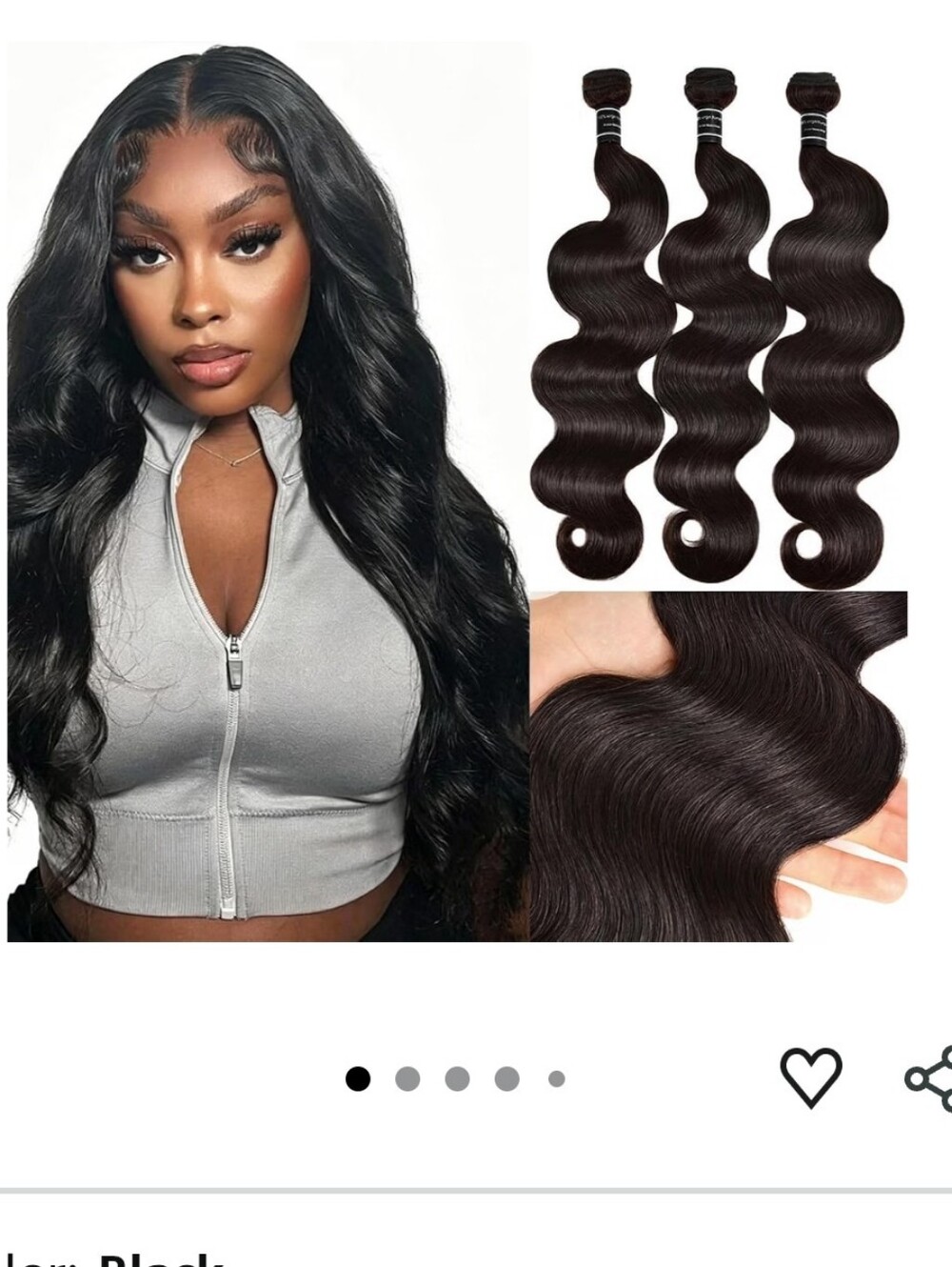 Body Wave Bundles Human Hair 16 Inch